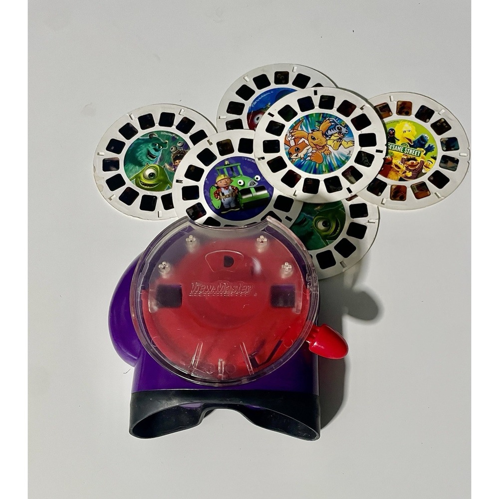 View MasterPurple Kids Toy Viewer with5 Reels ame Street